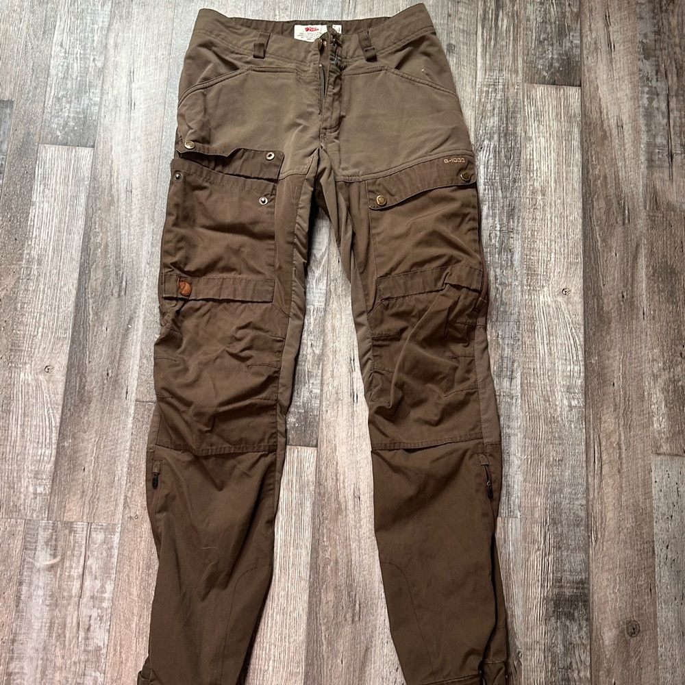 Fjallraven Brown/Green Cargo Pants